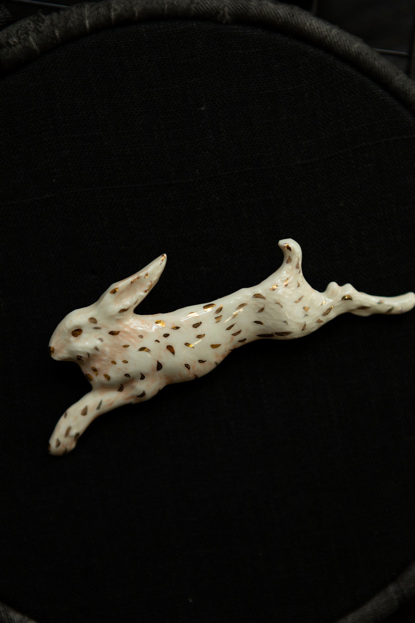 porcelain brooches