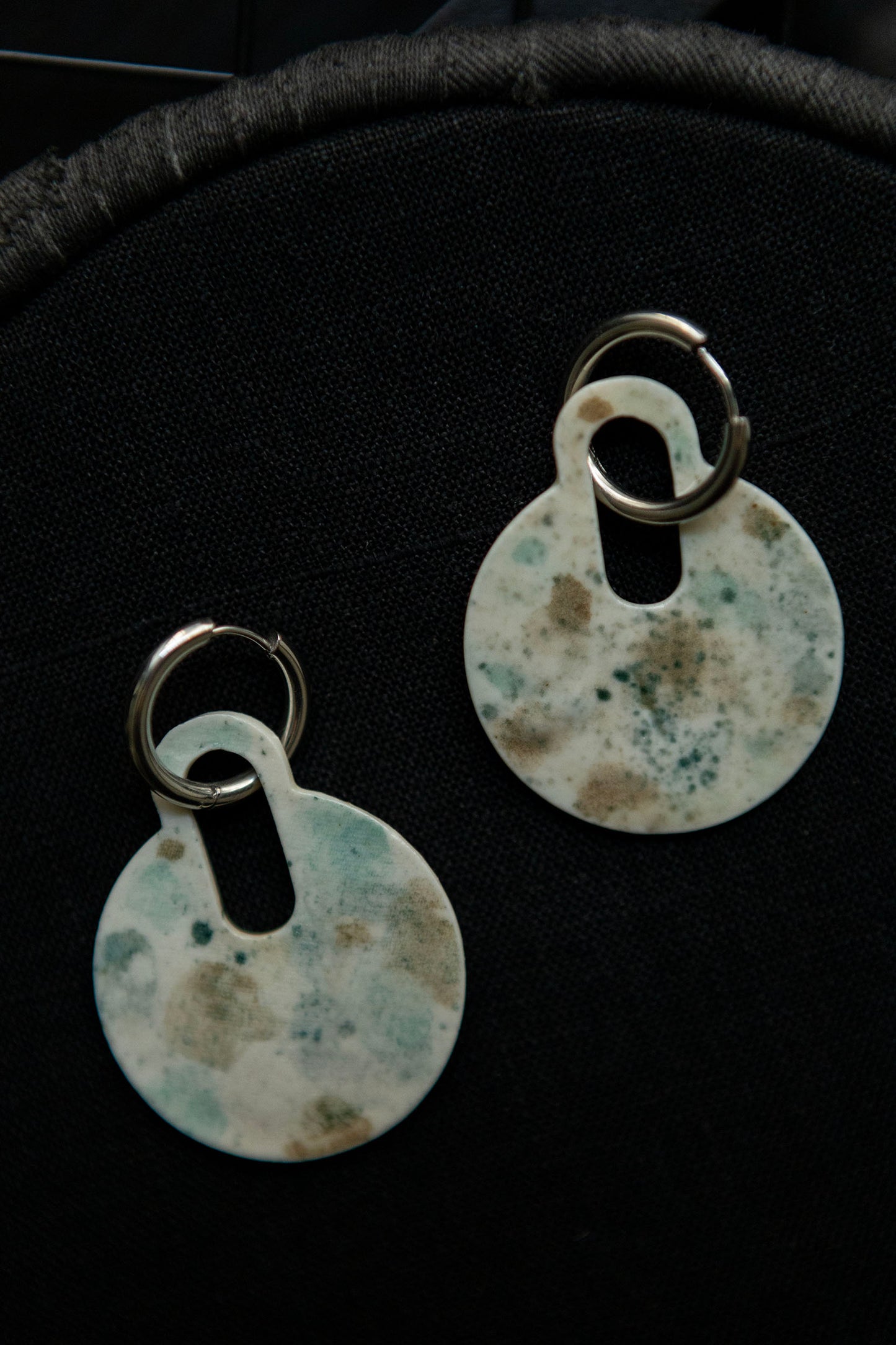 combinable porcelain earrings