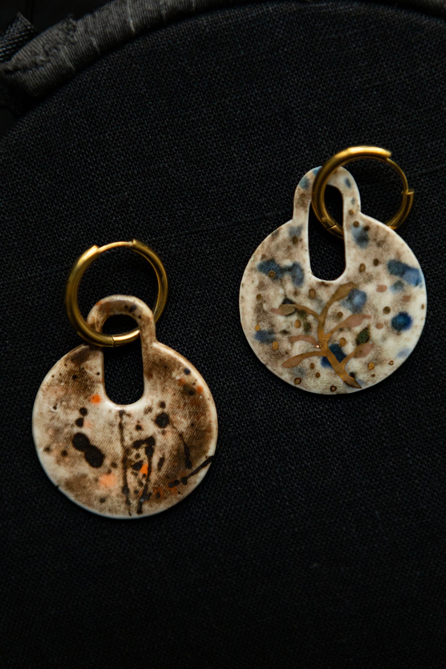 combinable porcelain earrings