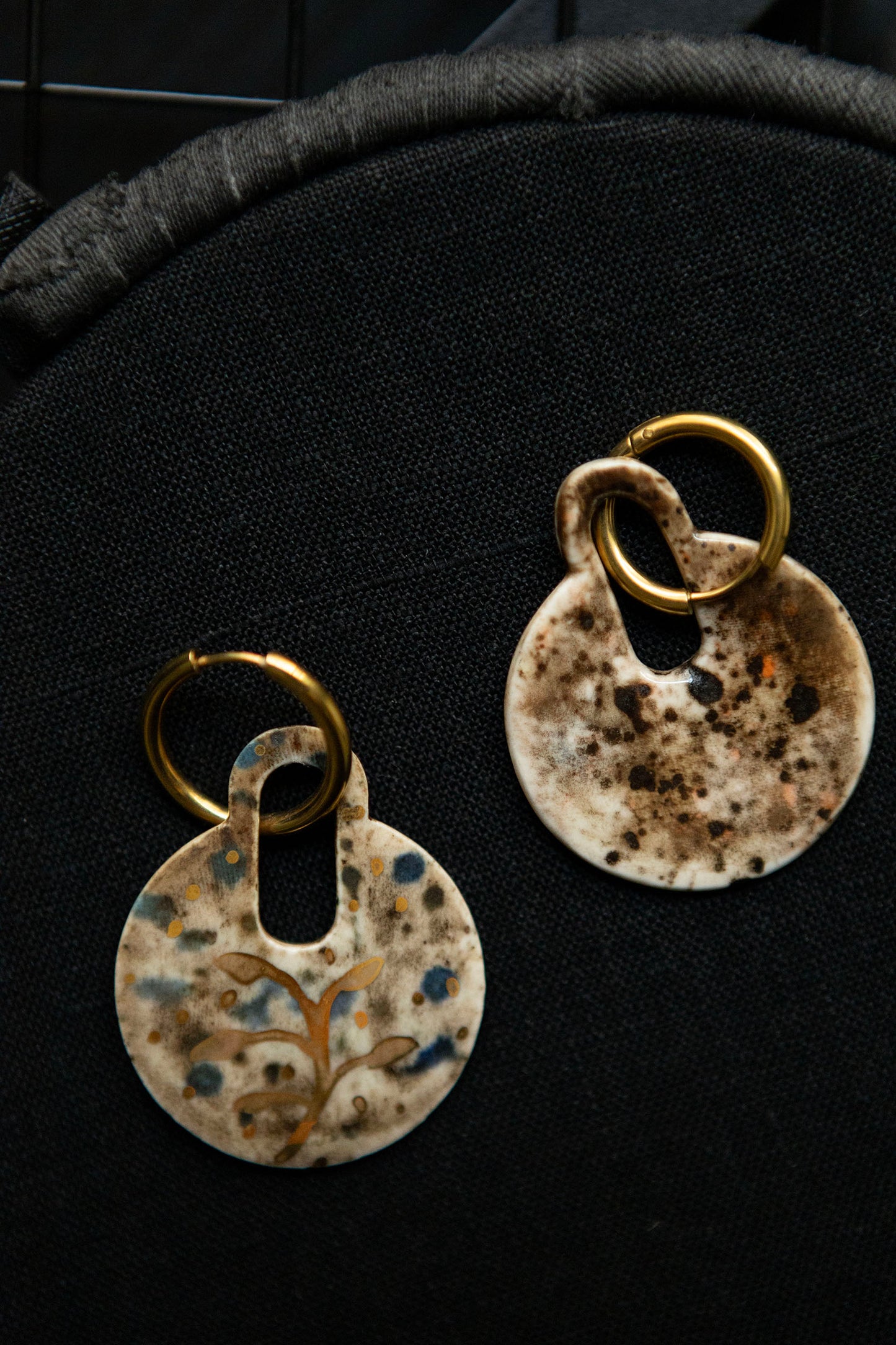 combinable porcelain earrings