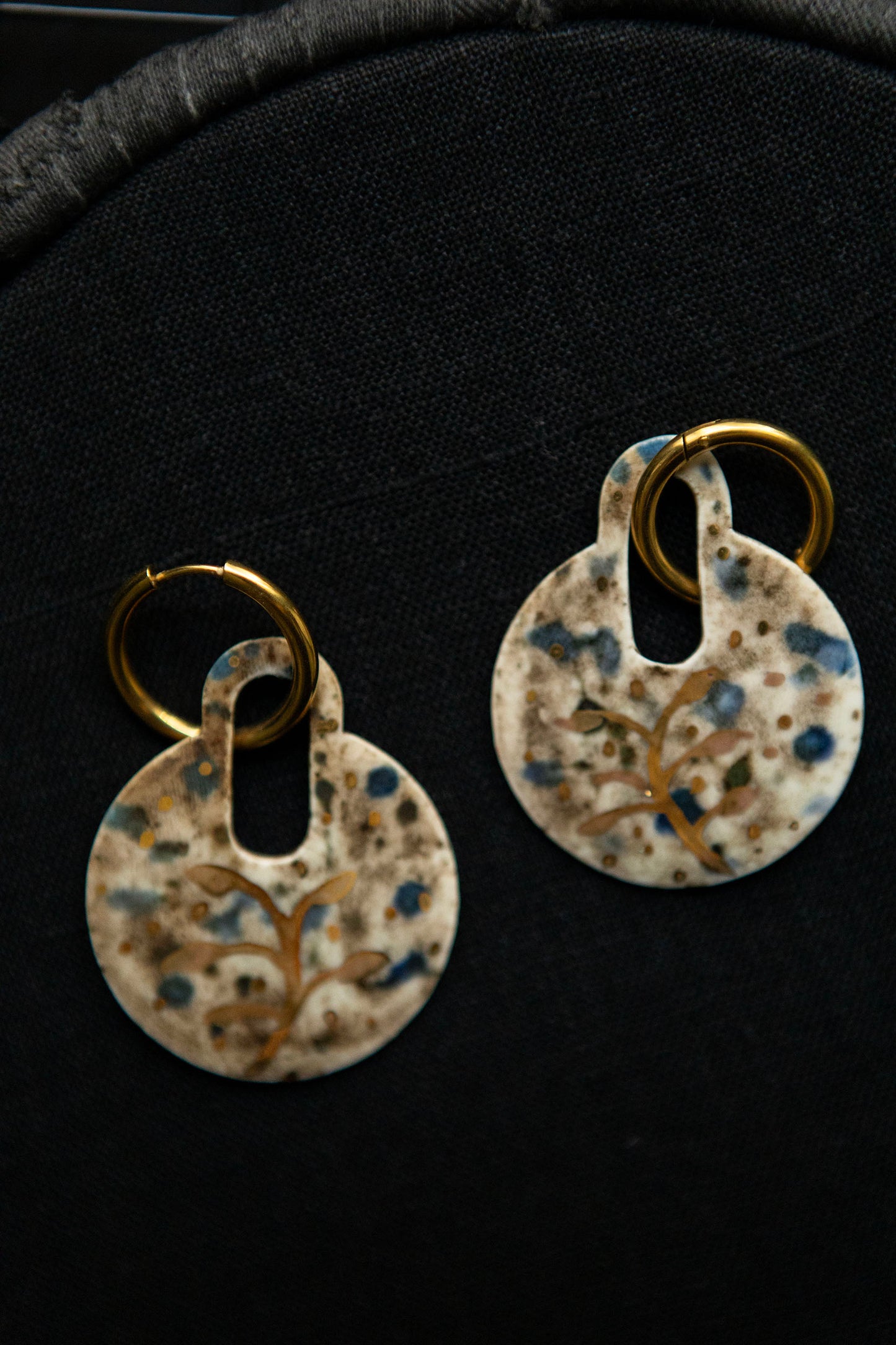 combinable porcelain earrings