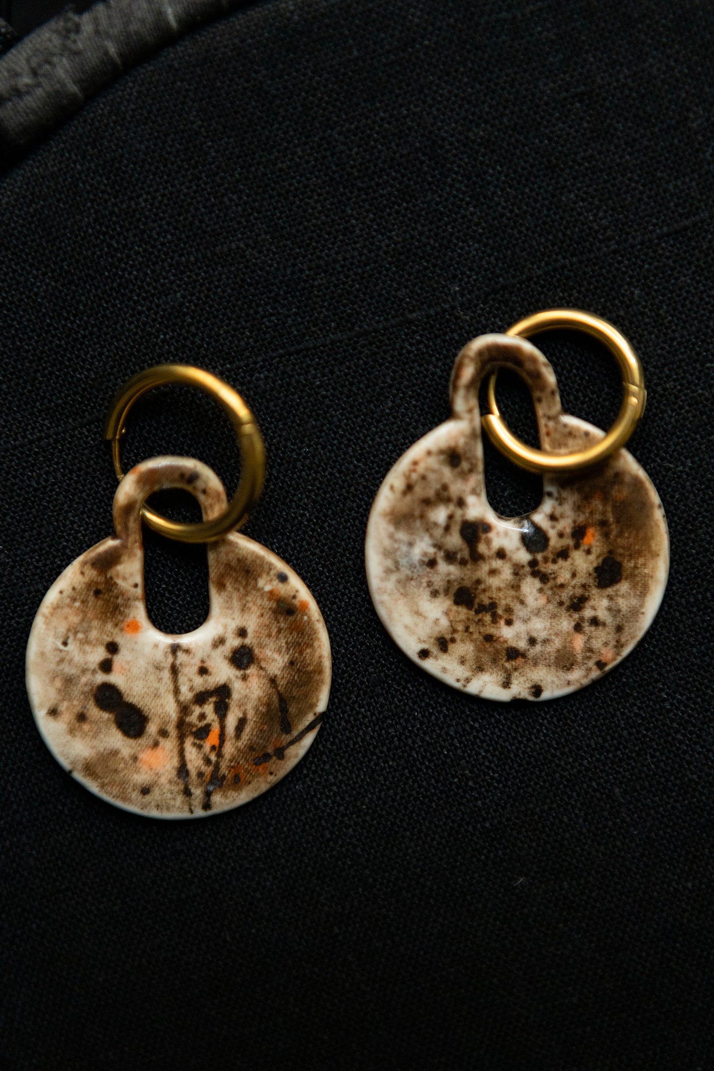 combinable porcelain earrings